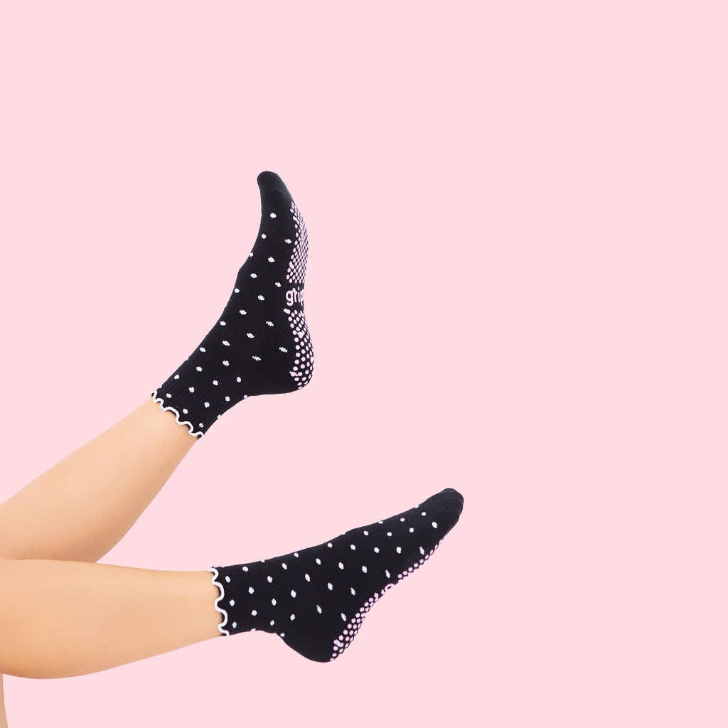 Grippy Grippy - Dotty: Beige / M/L - Size 8.5 to 10 women's AU