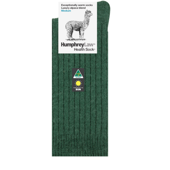 HUMPHRY LAW HUMPHRY LAW Thick Alpaca Socks Small Euro sizes 35-41 / Hunter Green