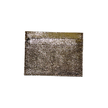 Louisa lee Louisa lee - IRIDESCENT LEATHER CARD HOLDER 4CC: BRONZE