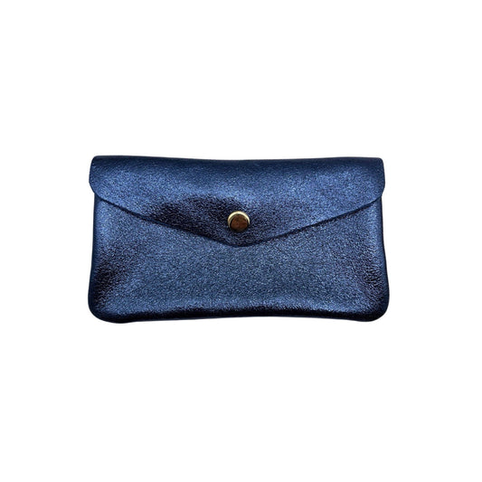 Louisa lee Louisa lee - IRIDESCENT LEATHER WALLET: BRUISE