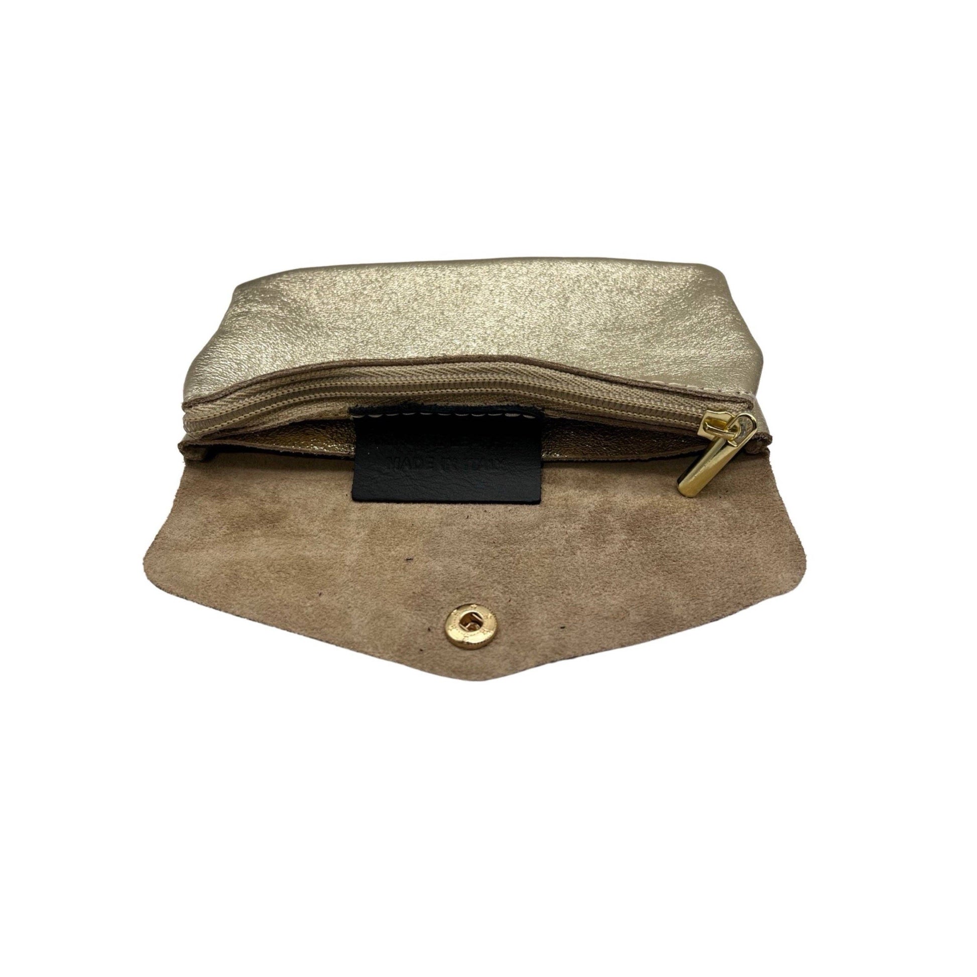 Louisa lee Louisa lee - IRIDESCENT LEATHER WALLET: GOLD