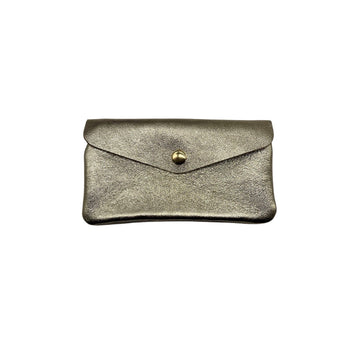 Louisa lee Louisa lee - IRIDESCENT LEATHER WALLET: GOLD