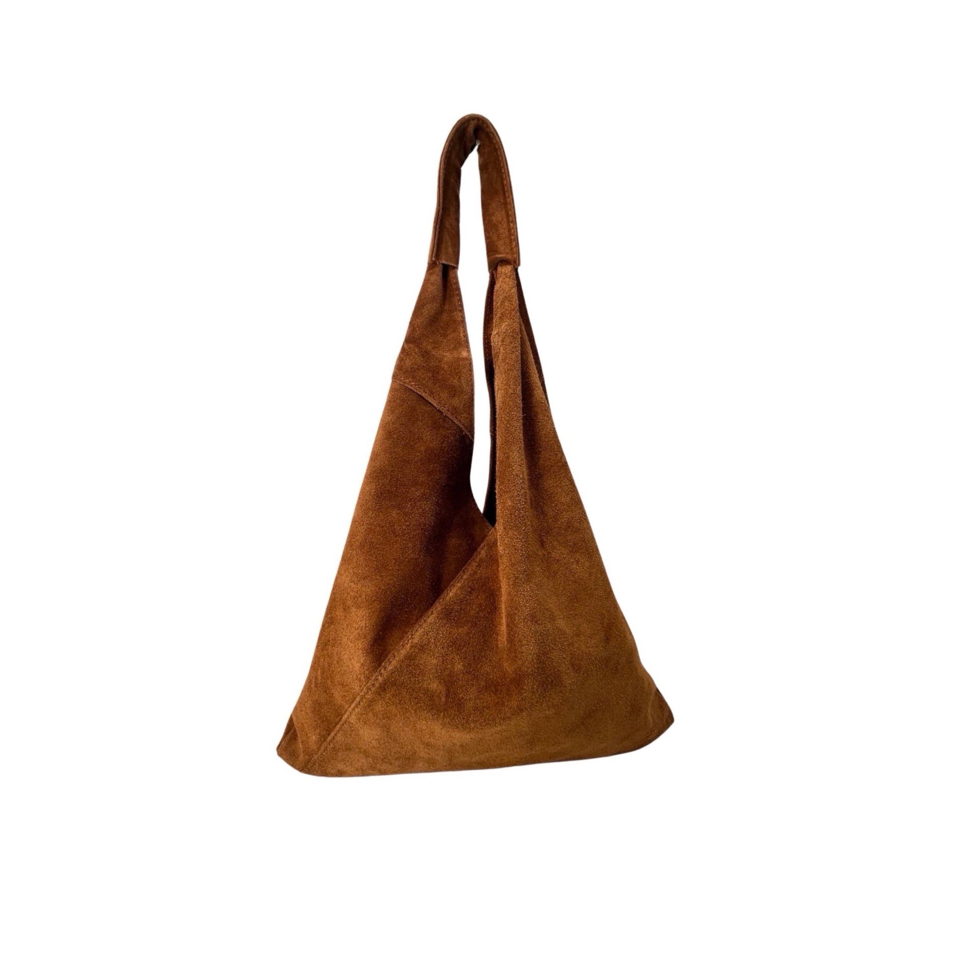 Louisa lee Louisa lee - NOMAD SUEDE LEATHER BAG M: CAMEL