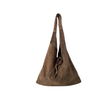 Louisa lee Louisa lee - NOMAD SUEDE LEATHER BAG M: MOLE