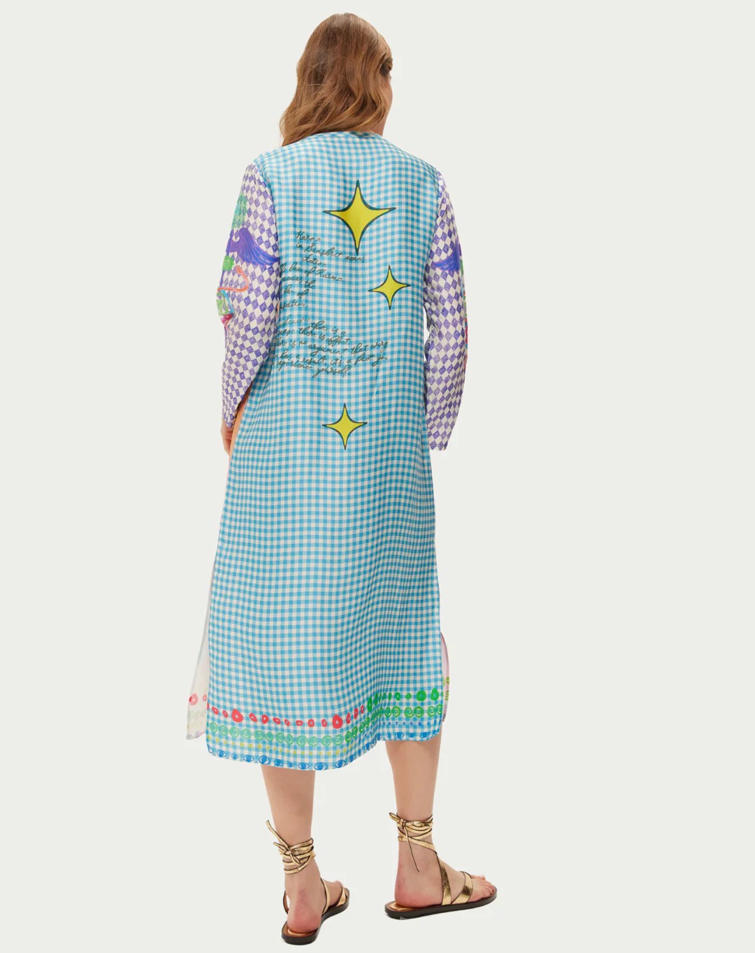 Me369 ME369 Violet V-Neck Dress