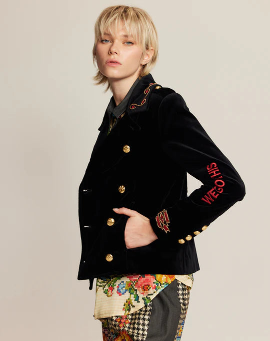 Me369 ME369 Daphne Velvet Jacket