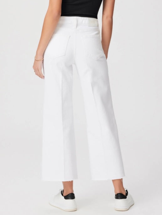 PAIGE PAIGE Anessa Wide Leg CRISP WHITE