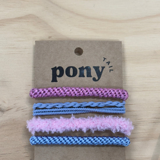 PONY TAIL PONY TAIL Hair Ties Pink/Blue
