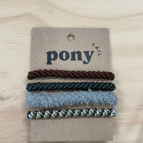 PONY TAIL PONY TAIL Hair Ties Army/Naturals