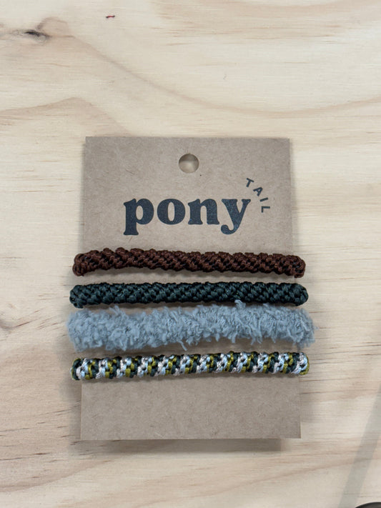 PONY TAIL PONY TAIL Hair Ties Army/Naturals