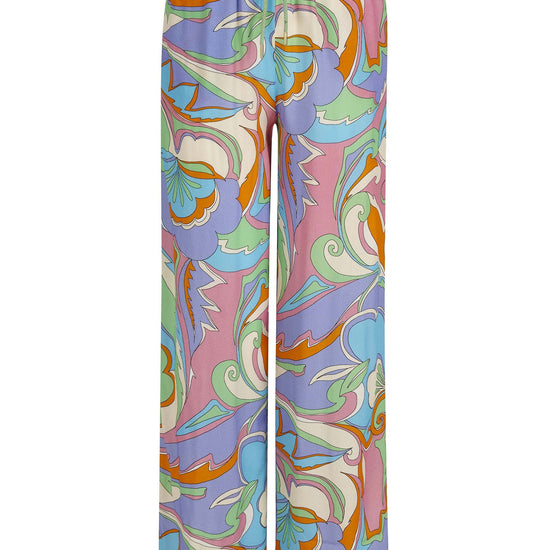 RICH & ROYAL RICH & ROYAL Wide Leg Printed Pant