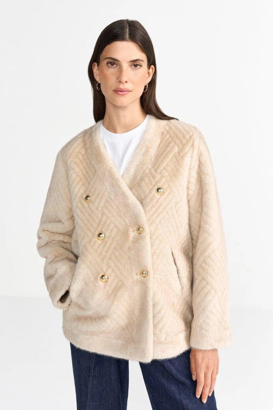 RICH & ROYAL RICH & ROYAL Faux Fur Jacket