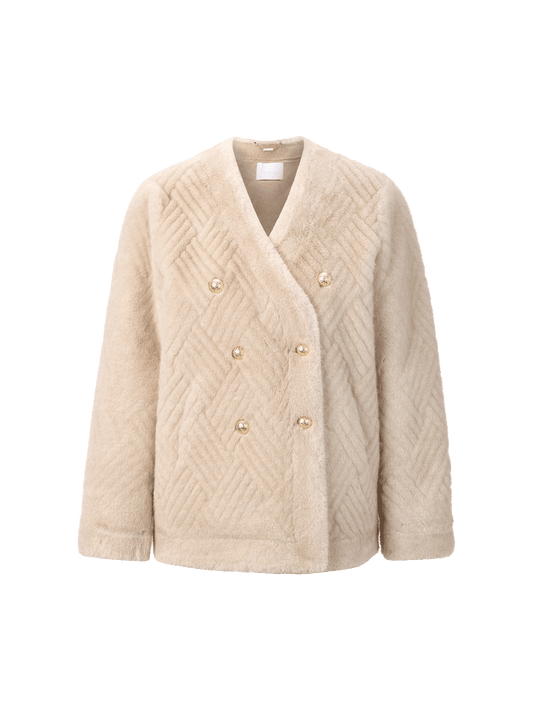 RICH & ROYAL RICH & ROYAL Faux Fur Jacket