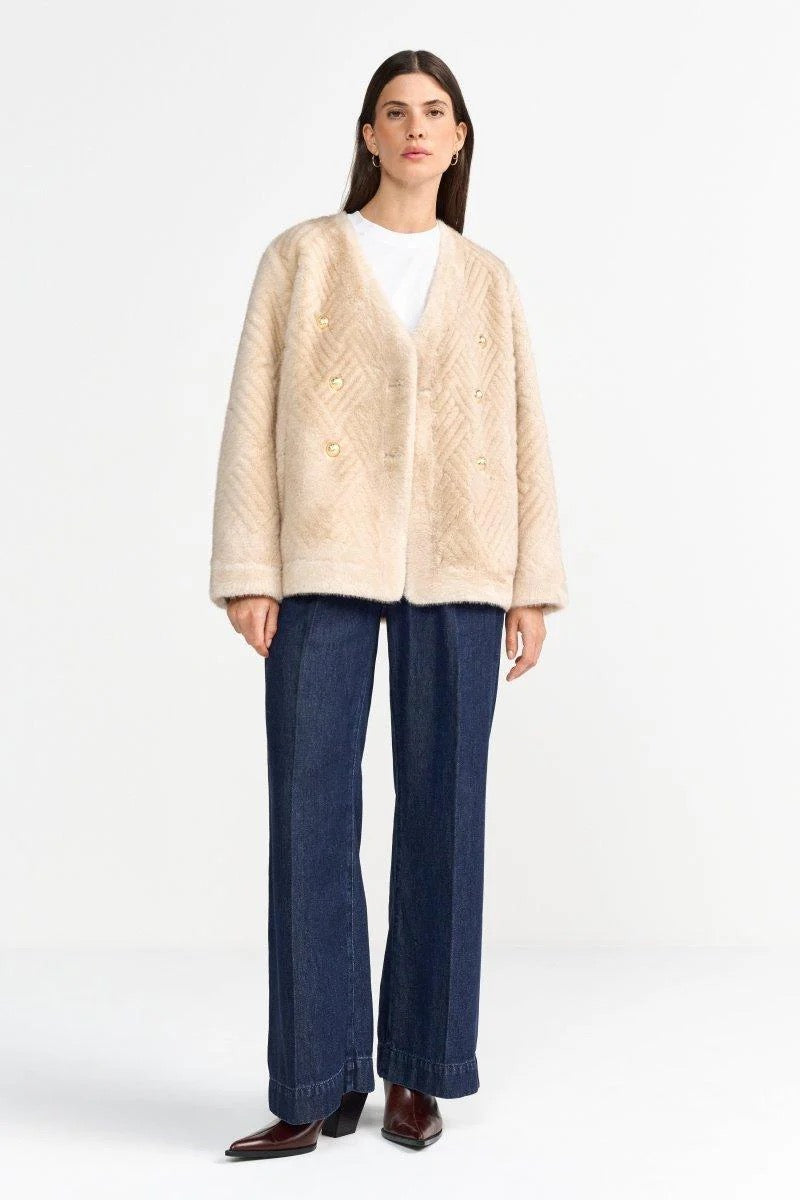 RICH & ROYAL RICH & ROYAL Faux Fur Jacket