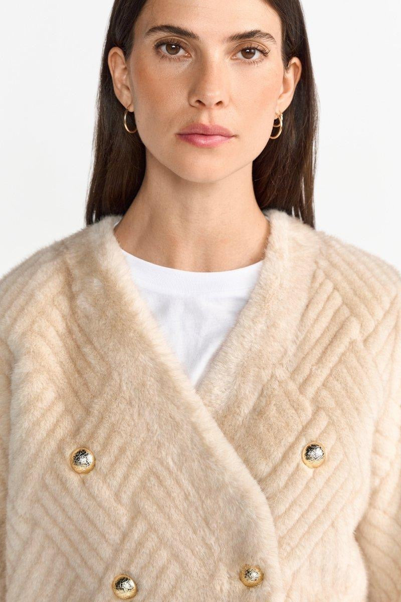 RICH & ROYAL RICH & ROYAL Faux Fur Jacket