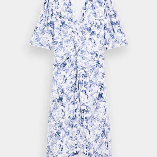 SCOTCH & SODA SCOTCH & SODA Midi Knot Wrap Dress