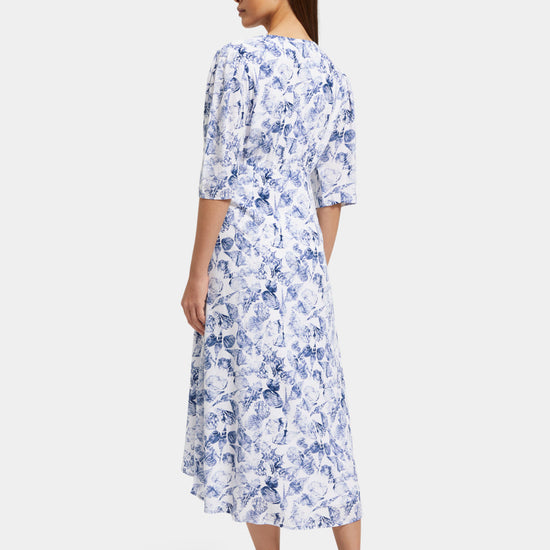 SCOTCH & SODA SCOTCH & SODA Midi Knot Wrap Dress