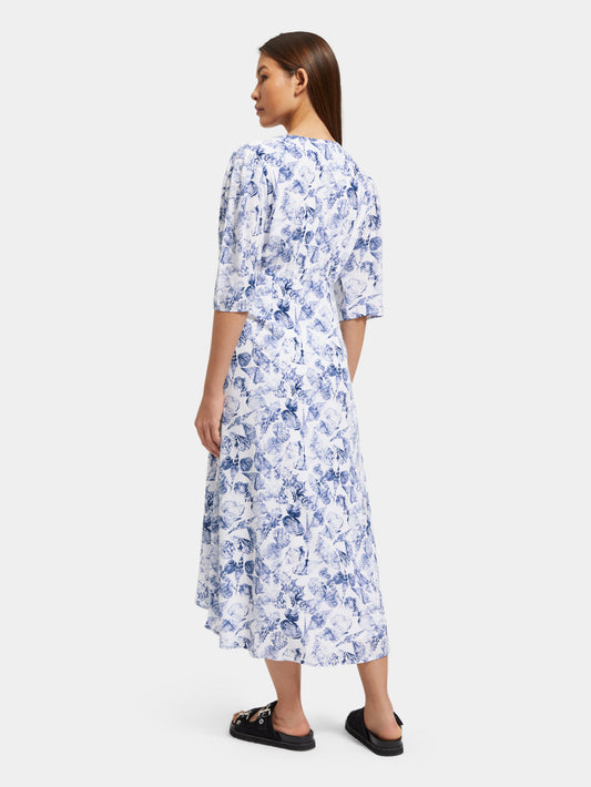 SCOTCH & SODA SCOTCH & SODA Midi Knot Wrap Dress