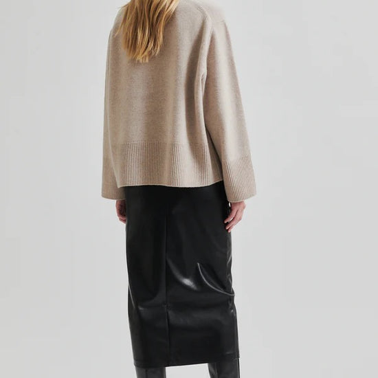 SECOND FEMALE SECOND FEMALE Sema Leather Look Skirt