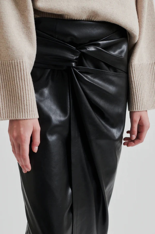 SECOND FEMALE SECOND FEMALE Sema Leather Look Skirt