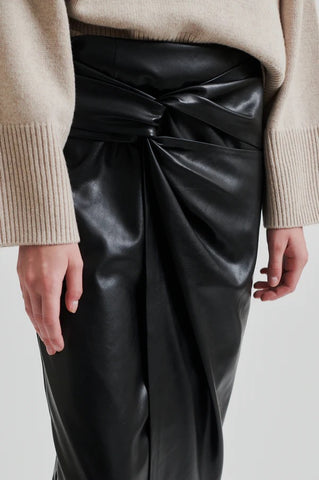 SECOND FEMALE SECOND FEMALE Sema Leather Look Skirt