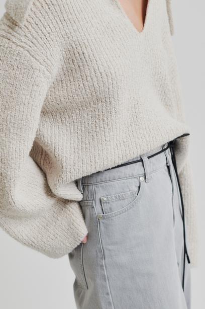 SECOND FEMALE SECOND FEMALE Gerda Knit Collar Sweat