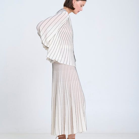 Sita Murt SITA MURT Sun-ray Pleat Knit Blouse