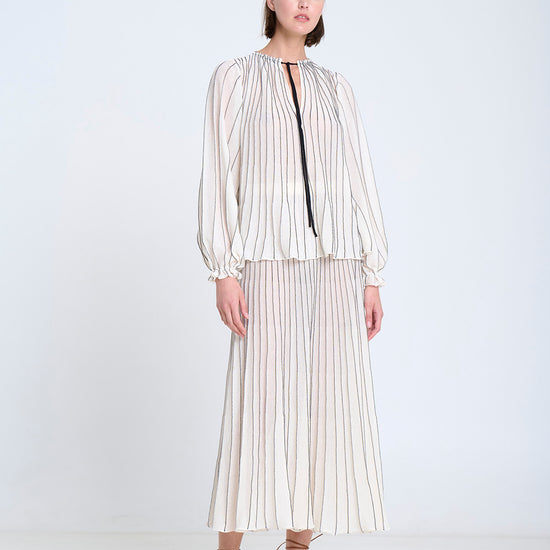 Sita Murt SITA MURT Sun-ray Pleat Knit Blouse