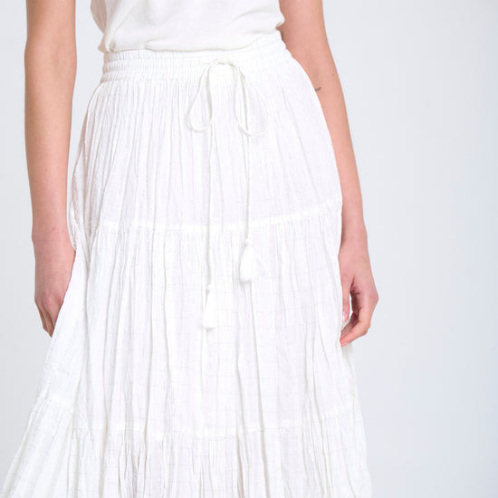 Sita Murt SITA MURT Silver Lurex Skirt
