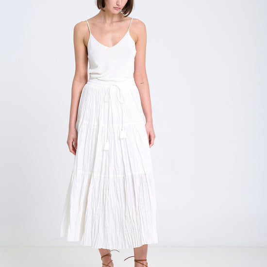 Sita Murt SITA MURT Silver Lurex Skirt