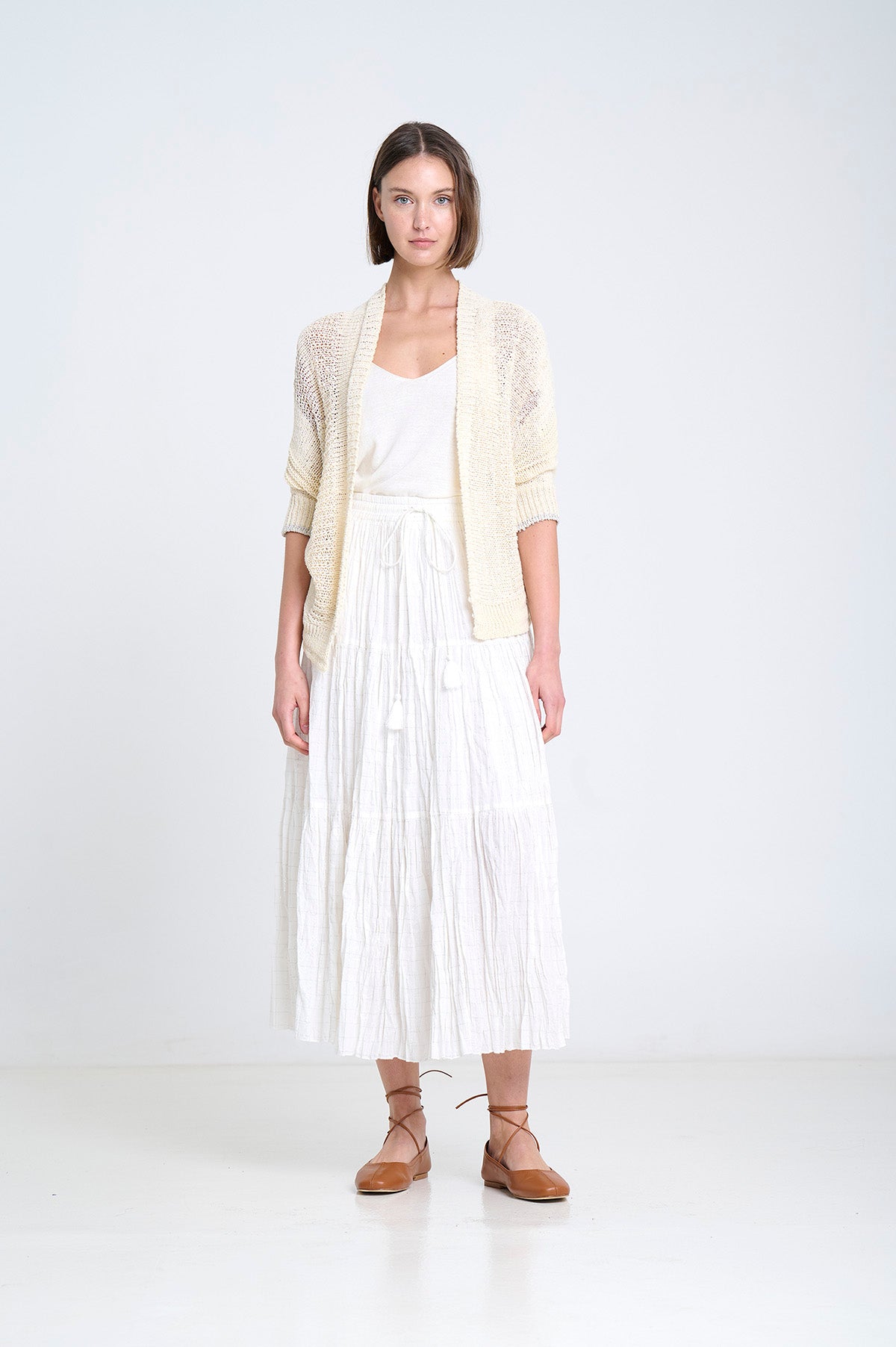 Sita Murt SITA MURT Silver Lurex Skirt