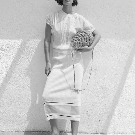 Sita Murt SITA MURT Straight Rib Knitted Skirt