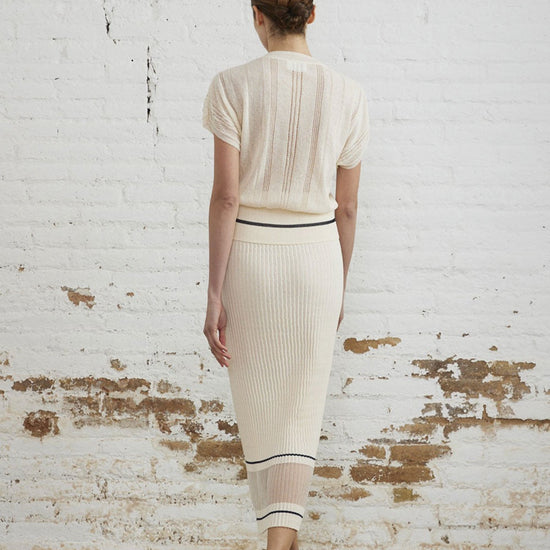 Sita Murt SITA MURT Straight Rib Knitted Skirt