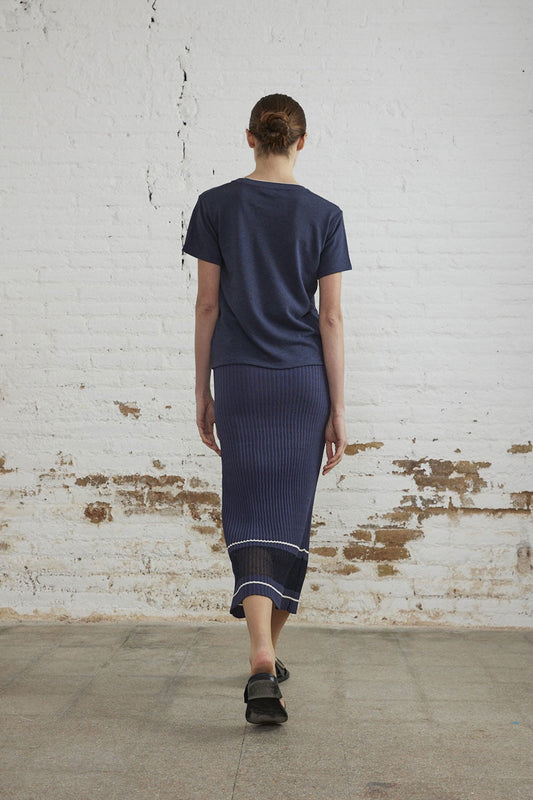 Sita Murt SITA MURT Straight Rib Knitted Skirt