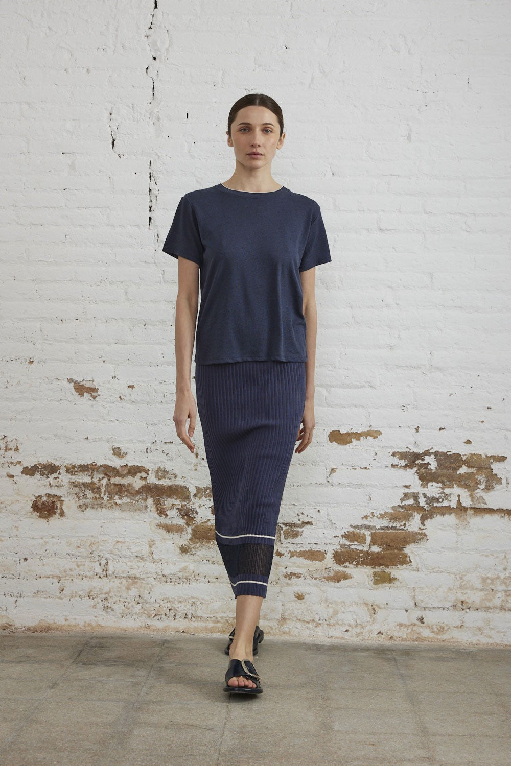 Sita Murt SITA MURT Straight Rib Knitted Skirt