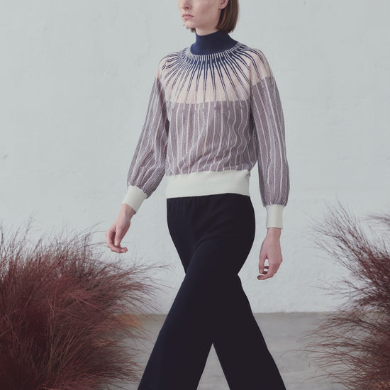 Sita Murt SITA MURT Radial Funnel Neck Knit