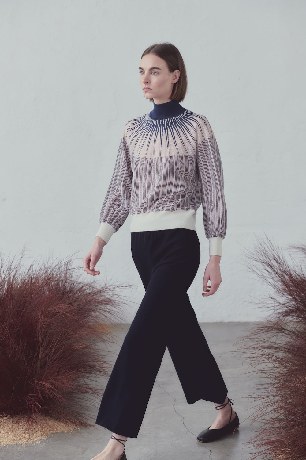 Sita Murt SITA MURT Radial Funnel Neck Knit
