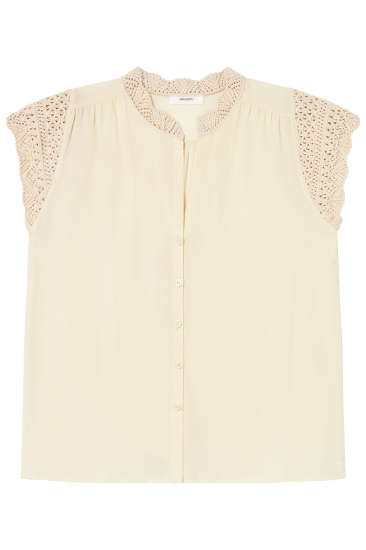 Sita Murt SITA MURT Crochet Sleeve Blouse