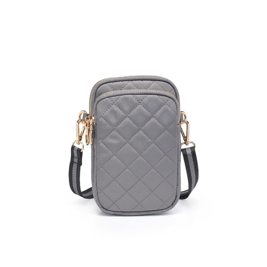 SOL AND SELENE SOL & SELENE Divide & Conquer Quilted Bag Grey