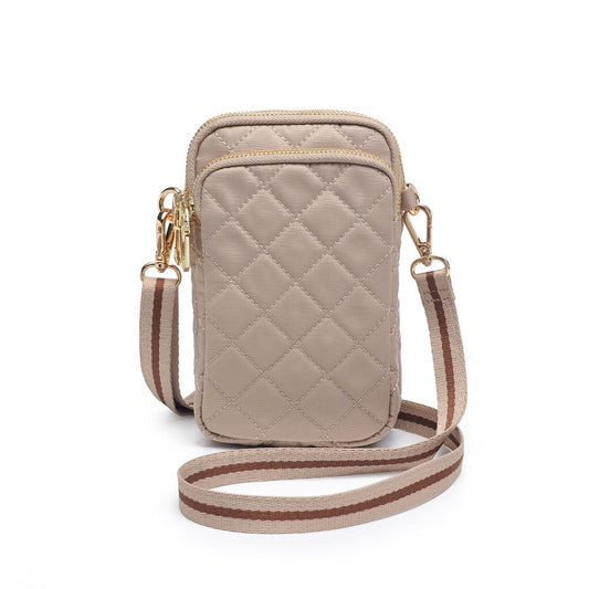 SOL AND SELENE SOL & SELENE Divide & Conquer Quilted Bag Beige