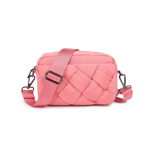SOL AND SELENE SOL & SELENE Inspiration Braided Crossbody Bag Salmon