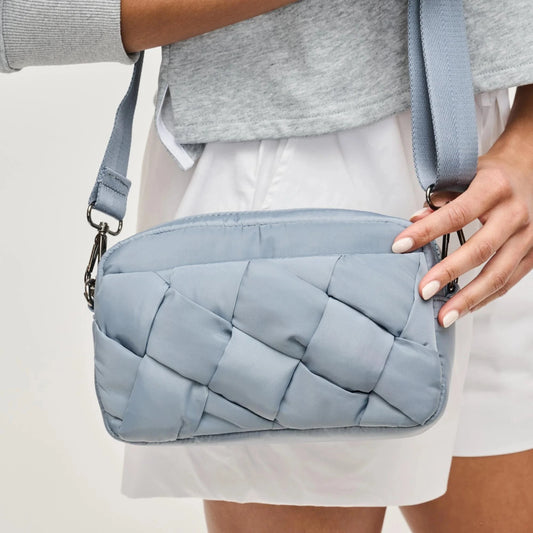 SOL AND SELENE SOL & SELENE Inspiration Braided Crossbody Bag Slate