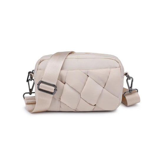 SOL AND SELENE SOL & SELENE Inspiration Braided Crossbody Bag Cream