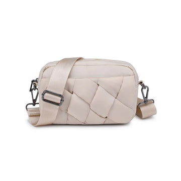 SOL AND SELENE SOL & SELENE Inspiration Braided Crossbody Bag Cream