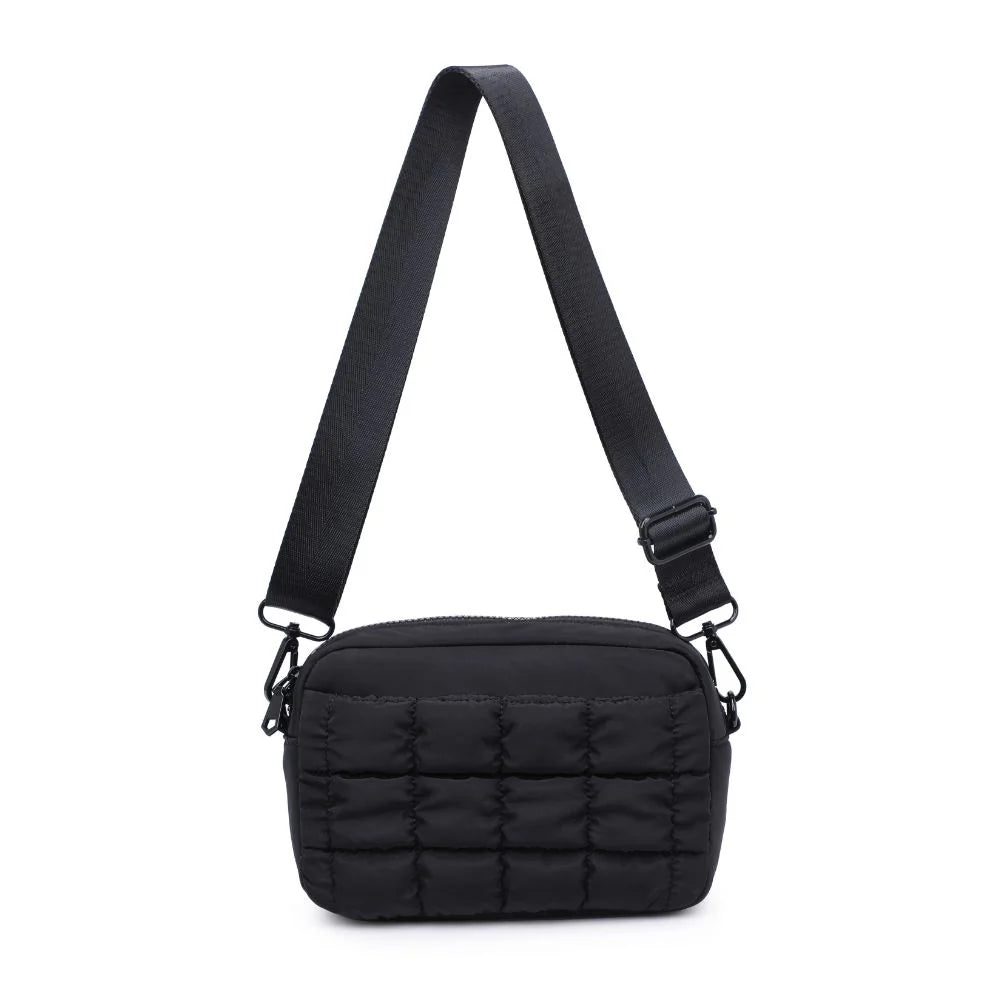 SOL AND SELENE SOL & SELENE Inspiration Quilted Crossbody Bag Black