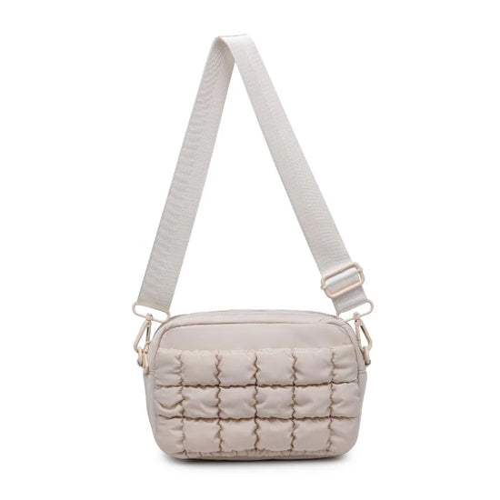 SOL AND SELENE SOL & SELENE Inspiration Quilted Crossbody Bag Cream