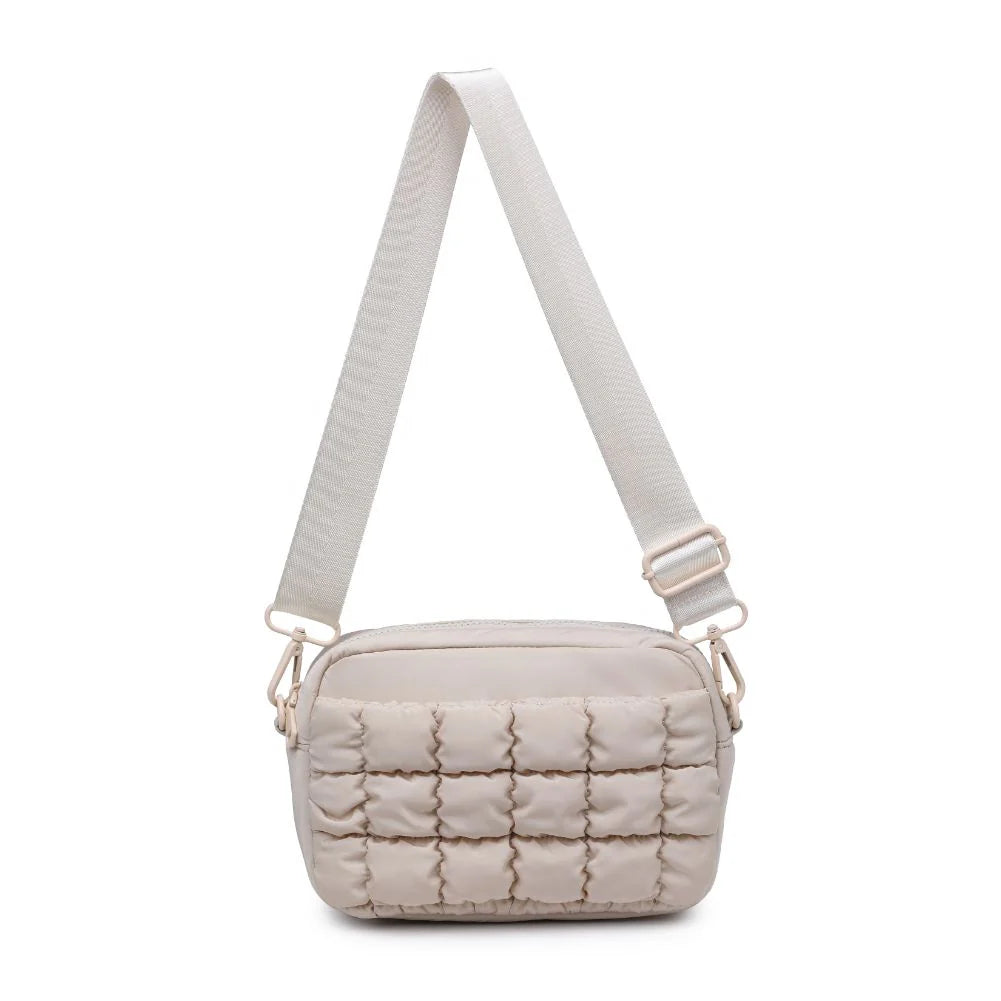 SOL AND SELENE SOL & SELENE Inspiration Quilted Crossbody Bag Cream
