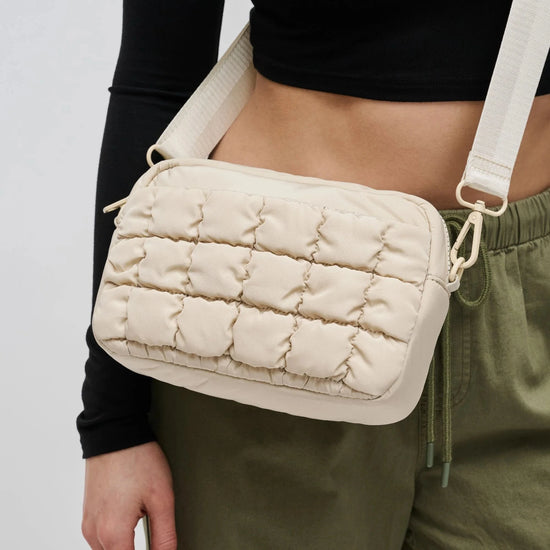 SOL AND SELENE SOL & SELENE Inspiration Quilted Crossbody Bag Cream