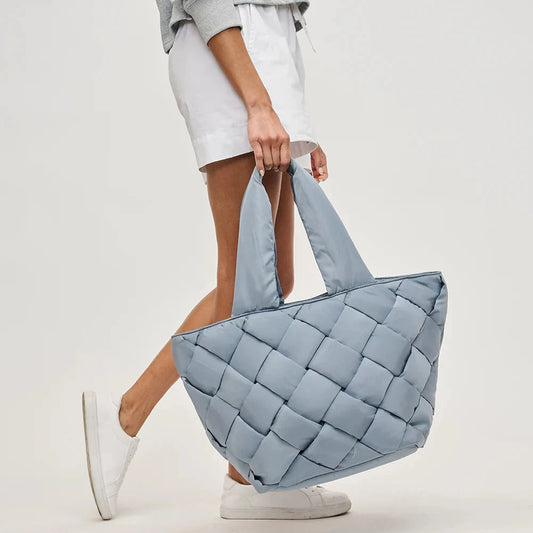 SOL AND SELENE SOL & SELENE Intuition East West Tote Bag Slate Sky