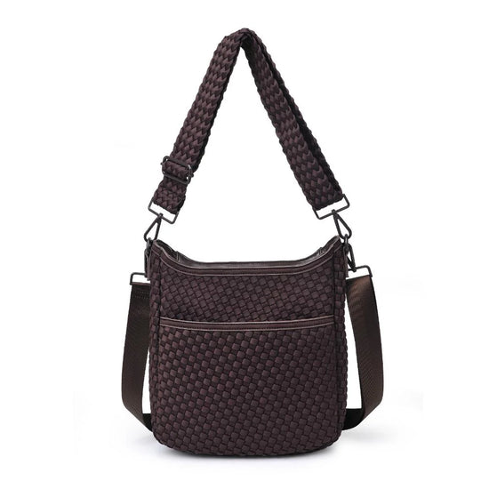 SOL AND SELENE SOL & SELENE Kismet Woven Neoprene Bag Chocloate